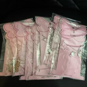 Kids Jewelry Set with Charms best friends necklace set .